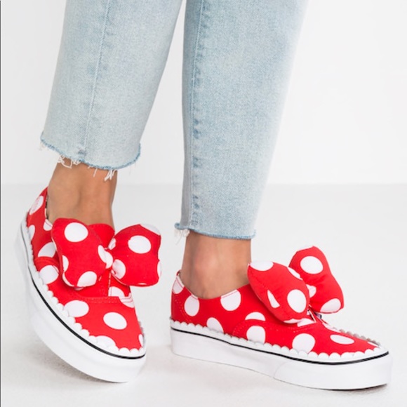 minnie mouse bow vans